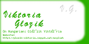 viktoria glozik business card
